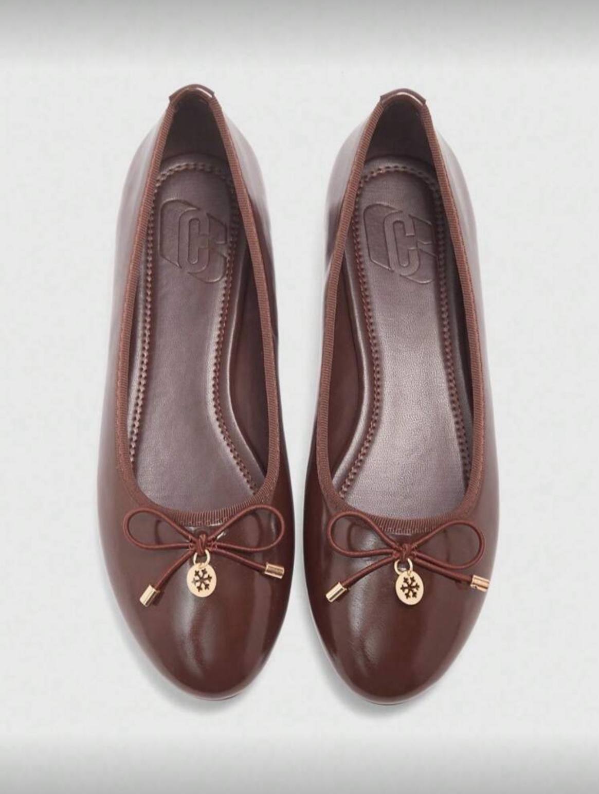 Plain Bow Ballerina Women's Shoes