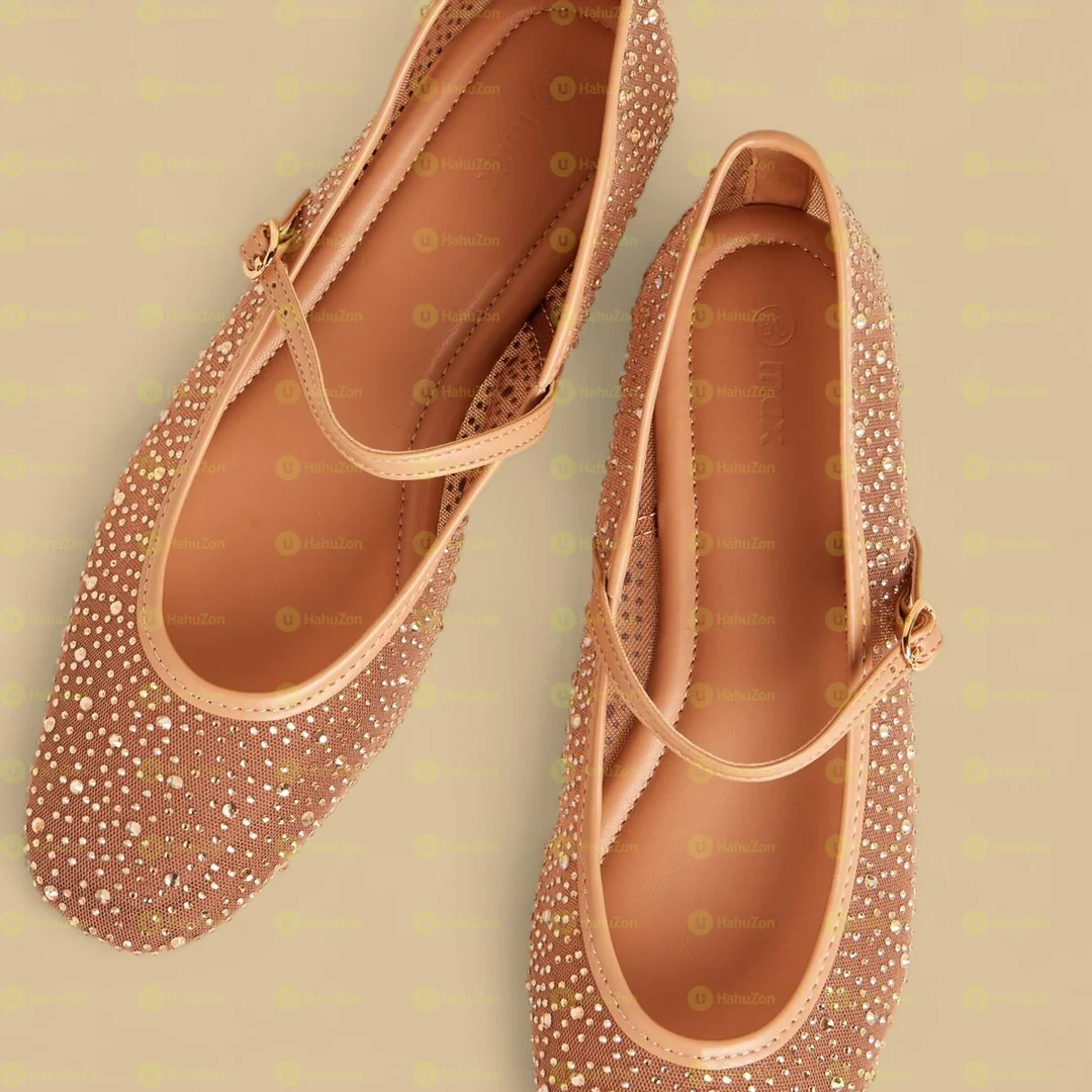 MAX Embellished Ballerina Women's Shoes