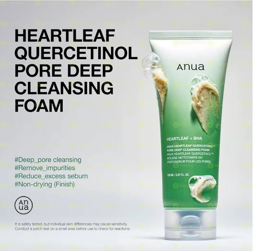 ANUA-HEARTLEAF QUERCETINOL PORE DEEP CLEANSING FOAM
