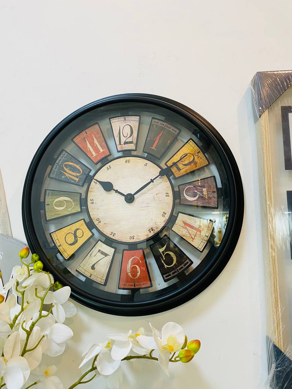 Numeral Plaque Wall Clock