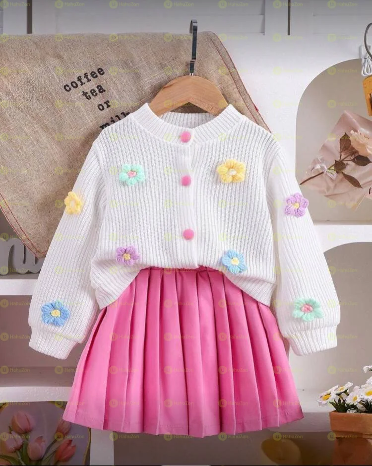 2 Pcs Baby Girl Outfit