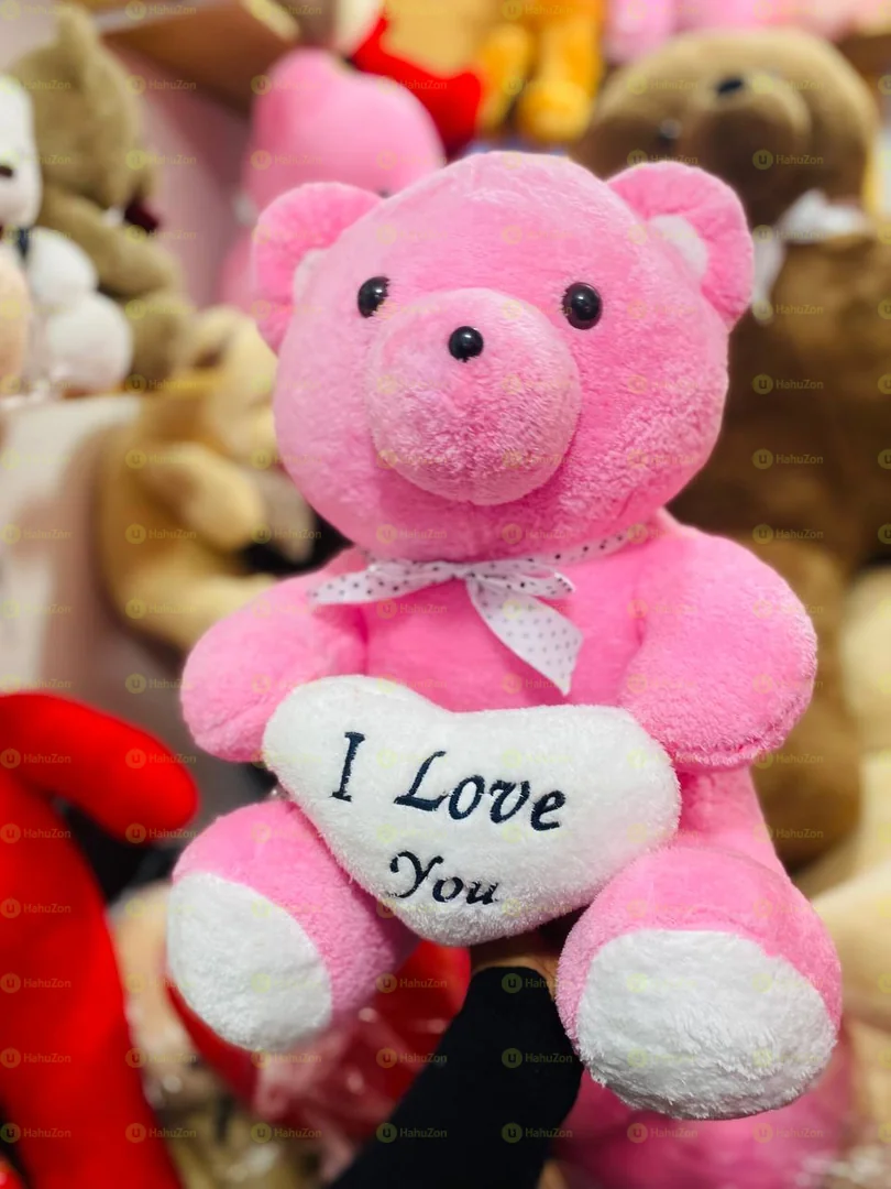 Small Pink&White I Love You Toy
