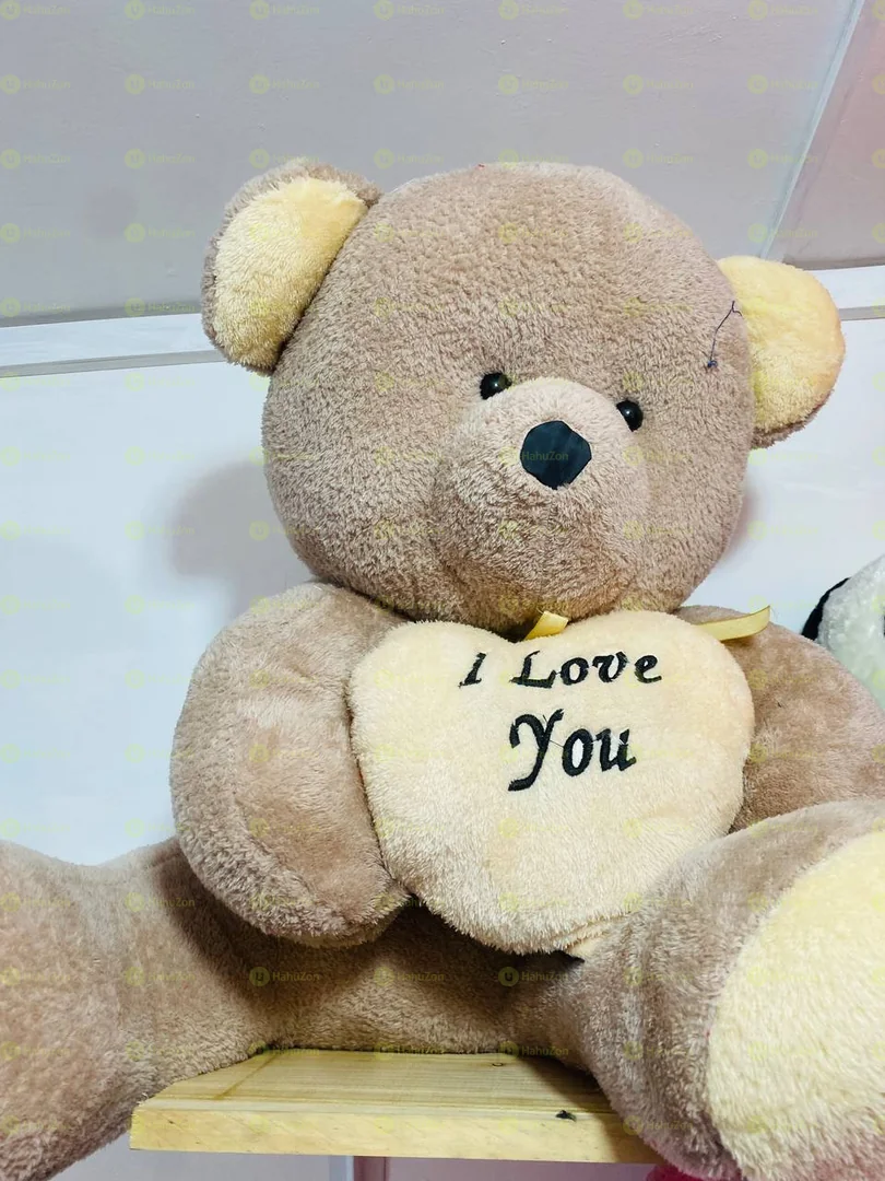 Medium Brown I Love You Toy