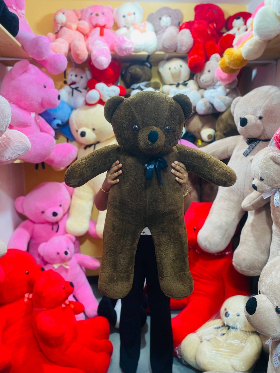 Dark Brown 90cm Teddy Bear