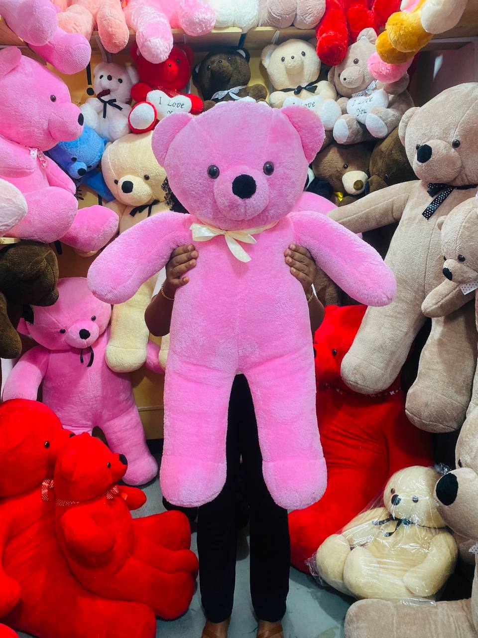 Pink 90cm Teddy Bear