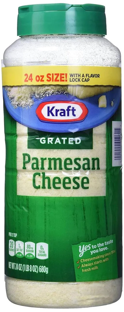 Premium Quality Kraft 100% Grated Parmesan Cheese