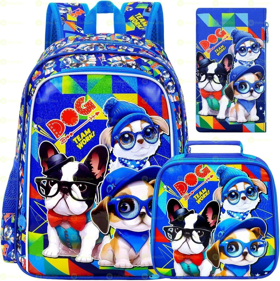 3PCS Kids Backpack for Boys