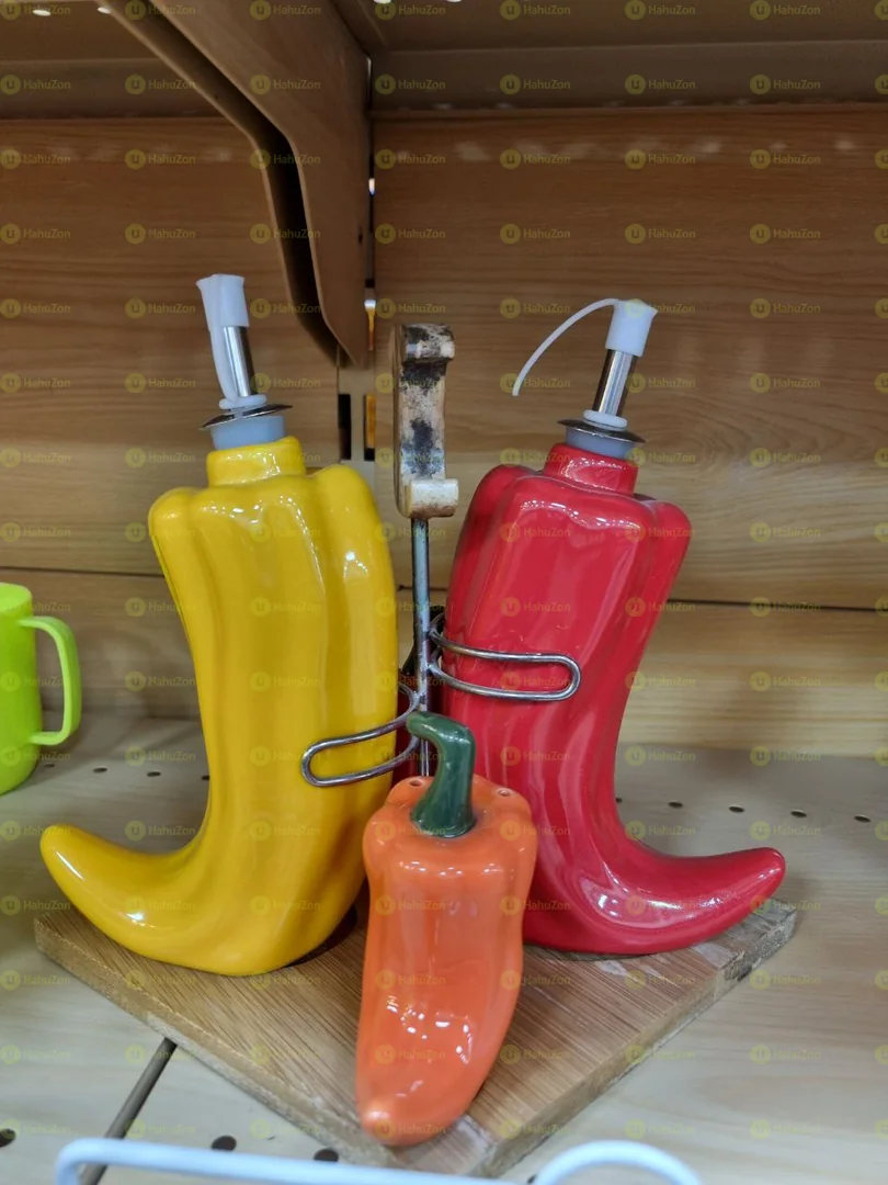 High Quality 4 Pieces Chili Style Condiment Set