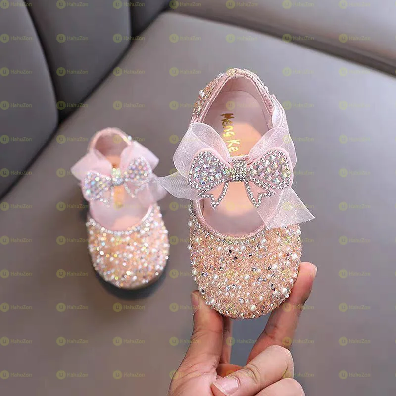 Girls Pearl Decor Princess Sandals