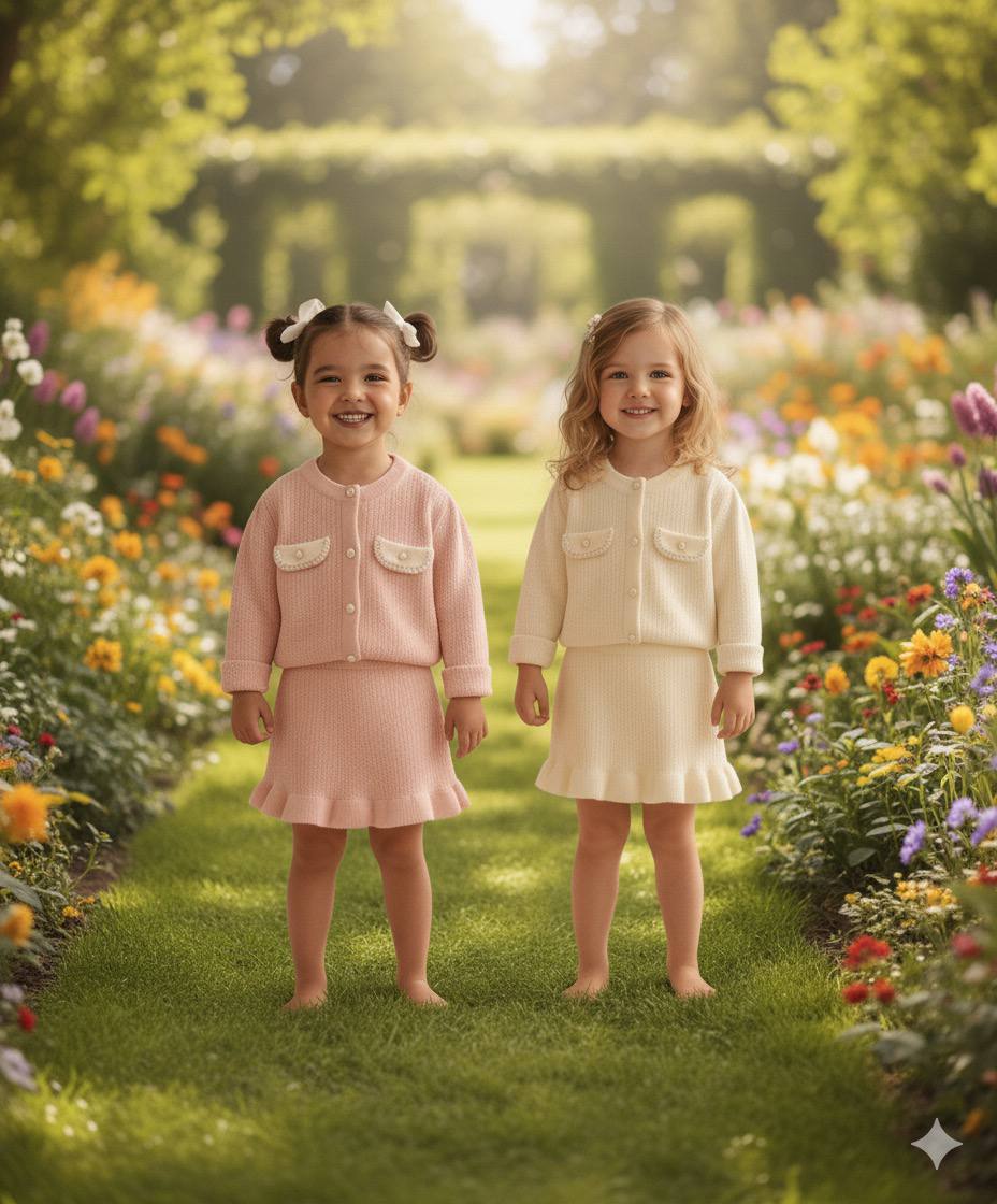 2pcs Sweater and Mini Skirt