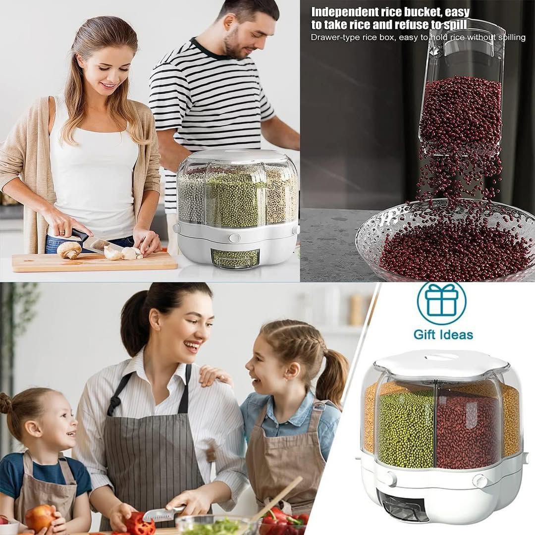 360° Rotating Grain Storage