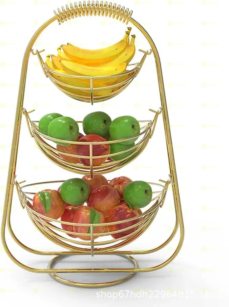 3 Layer Stainless Still Fruit Basket