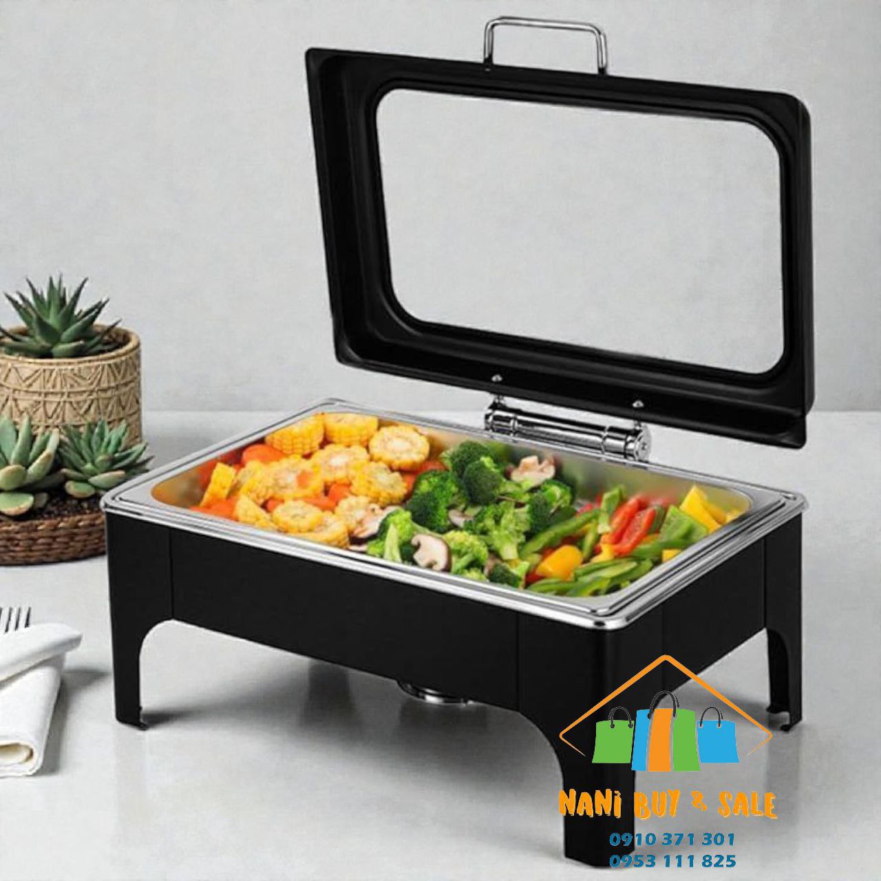 ዘመኑን ያዋጀ እያሞቀ ምግብን የሚቀርብ ሼፊንግ ዲሽ