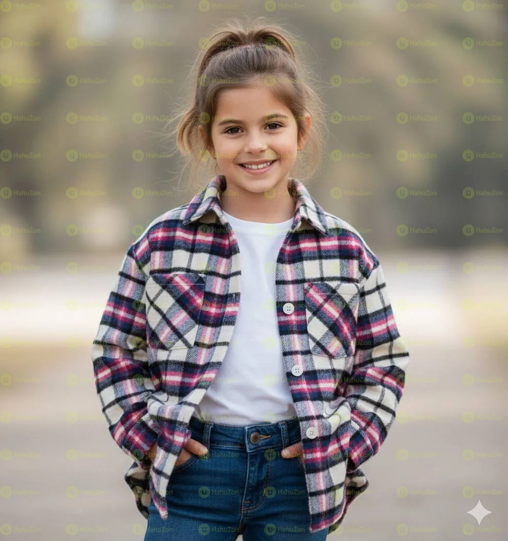 Sinsay Kid Girl Plaid Jacket Shirt