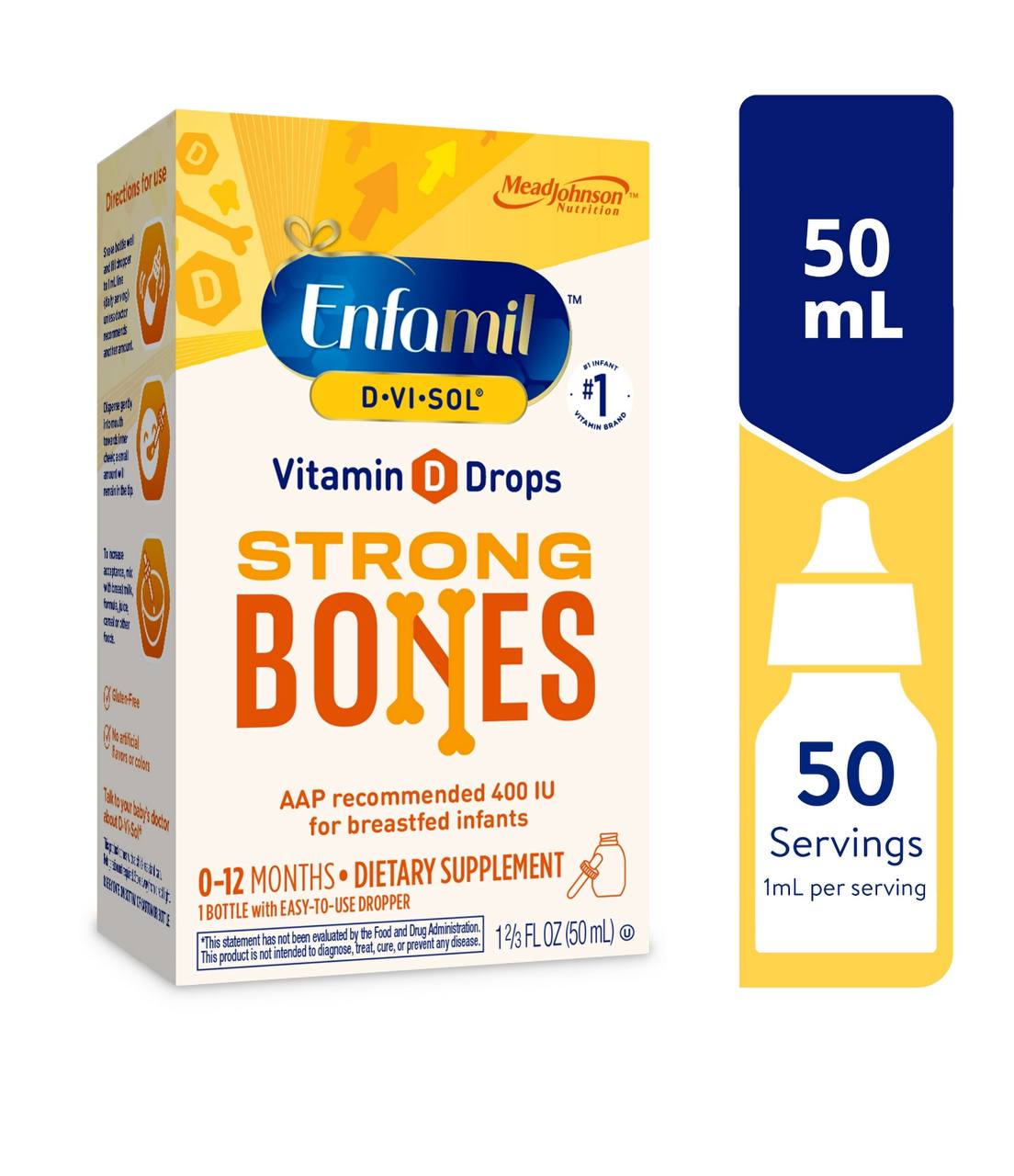 Enfamil D-Vi-Sol Vitamin D Supplement Drops