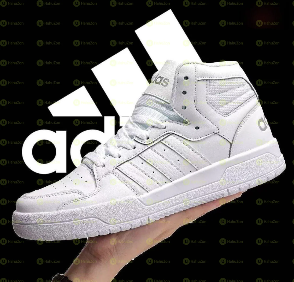 Adidas Neo Entrap Triple White Mid Boots Men's Shoes