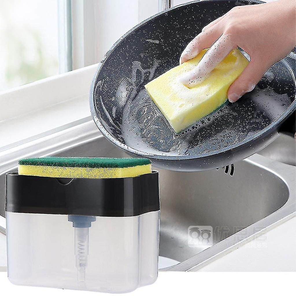 Soap Pump Dispenser with Sponge