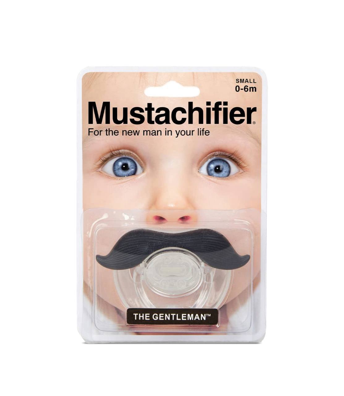 Hipsterkid Mustachifier Pacifier