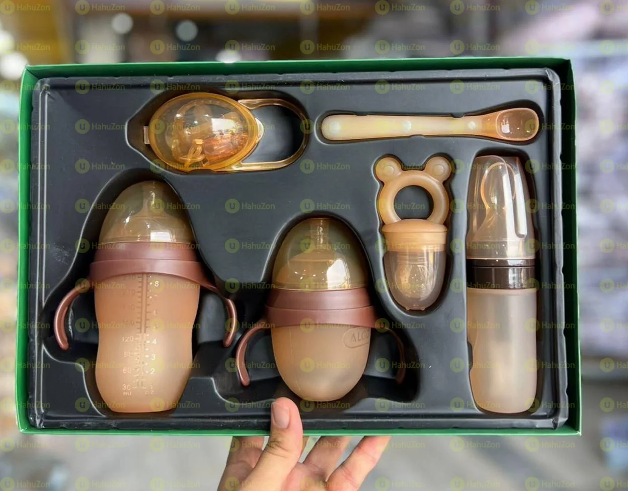 6 በ 1 የሲልከን መመገቢያ እና ጡጦ