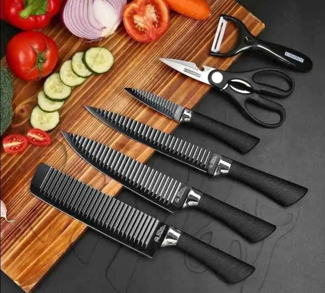 6pcs Stainless Steel Knife Set