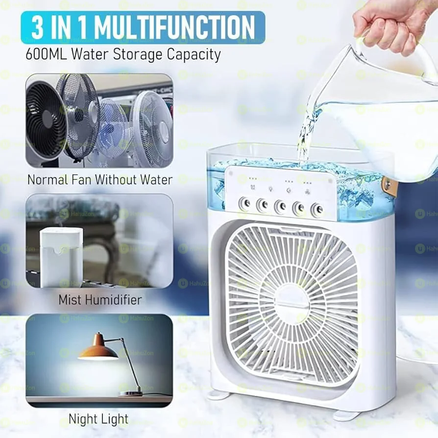 3in1 Humidifier and Cooling Fan
