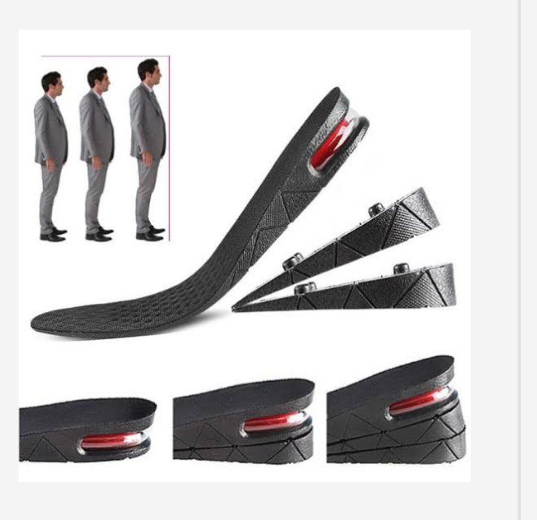Height Increase Insoles with An air Cushion Heel