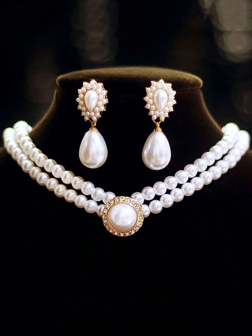 Women's Pearl jewellery Set