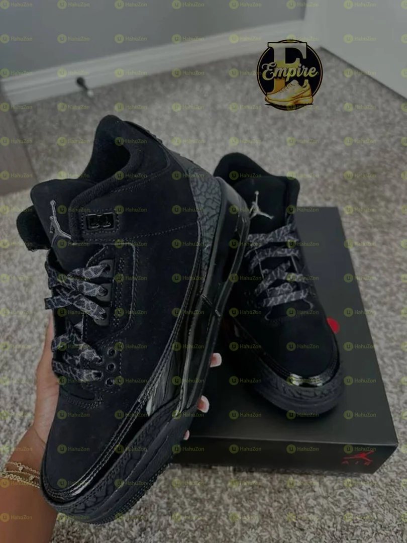 Air Jordan 3 Black Cat Men's Shoes