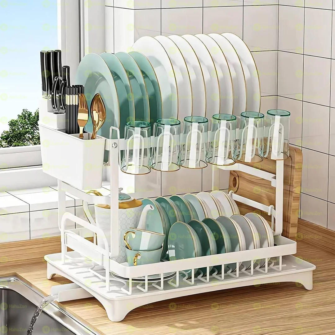 2 Tier Dish Drying Rack