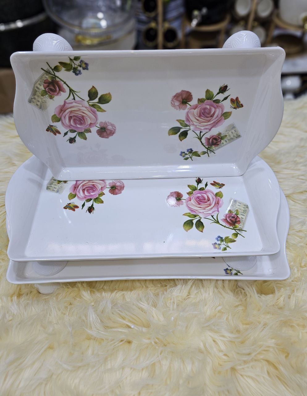 3 ፍሬ እንደ ሰርቪስ እንዲሁም እንደ ረከቦት መጠቀም የሚያስችል ምርጥ እቃ