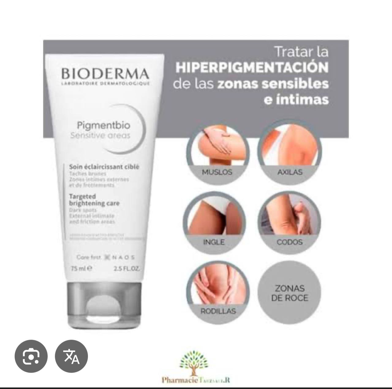 Bioderma Pigmentbio Sensitive Areas
