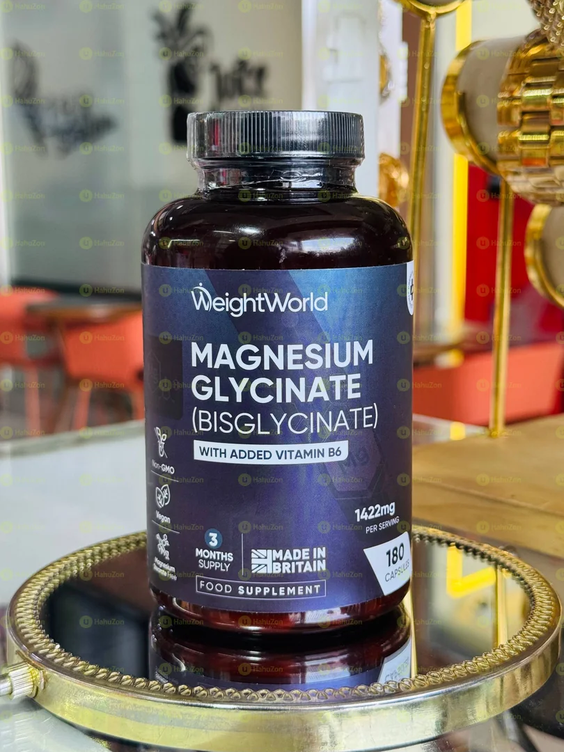 WeightWorld Magnesium Glycinate With added Vitamin B6 Food Supplement.