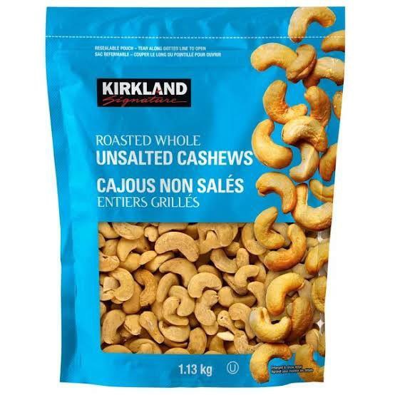 Kirkland Roasted Whole Cashews