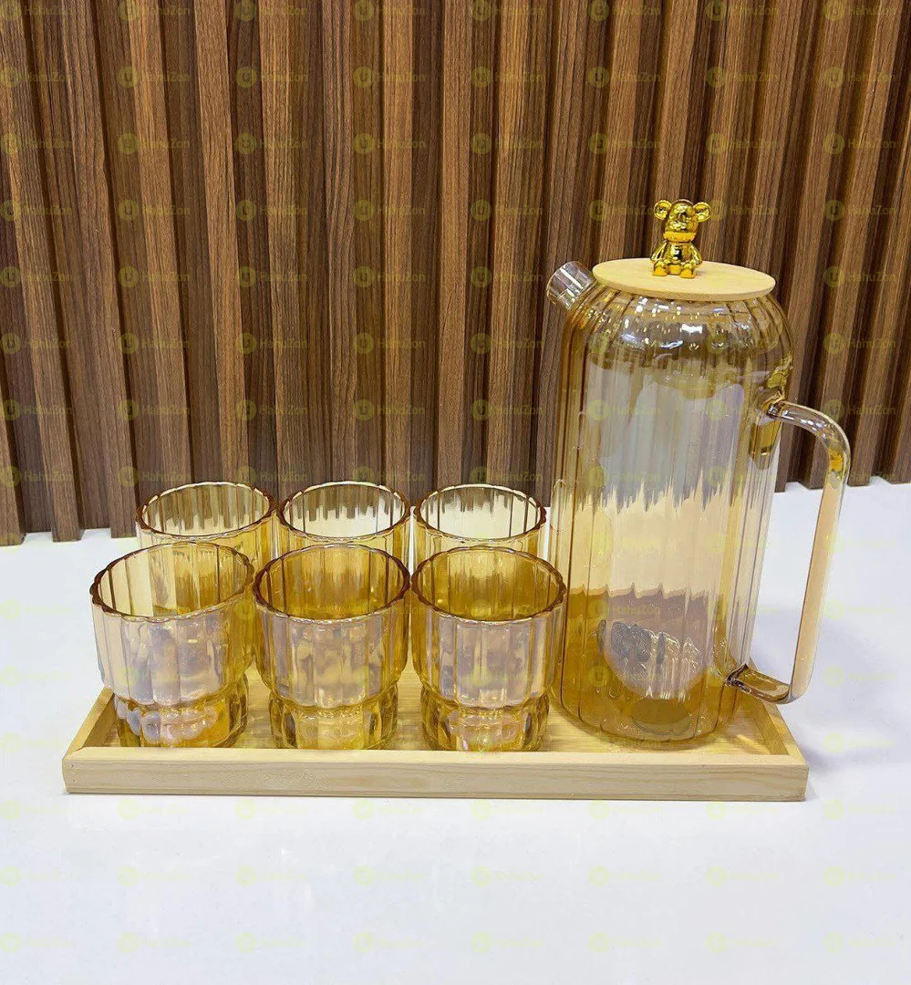 8pcs Glass Water Set