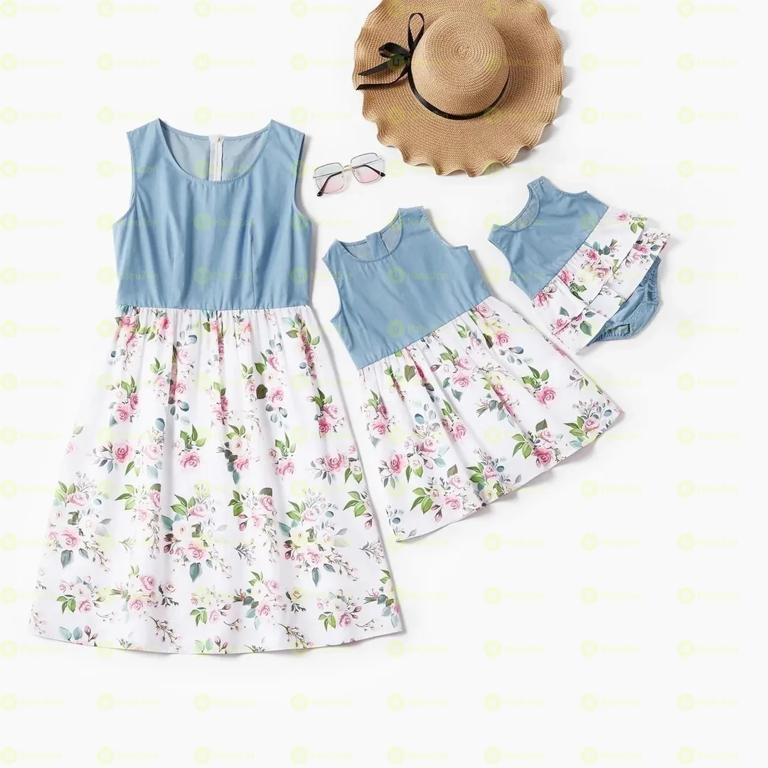 Floral Print Dresses for Me and my Kids