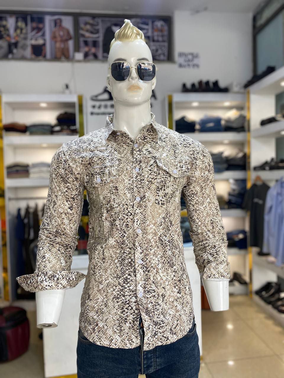 Long Sleeve Stretch Shirt