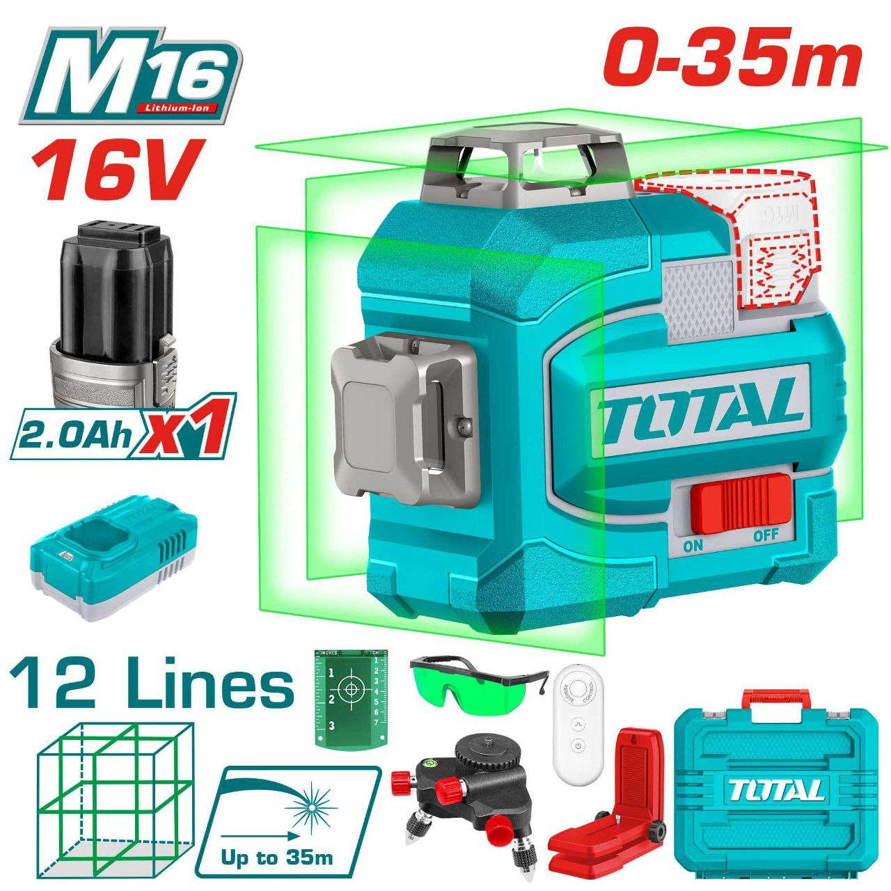 Cordless 3D Laser Level