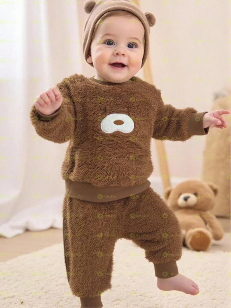 Unisex 2pcs Set Furry Outfit