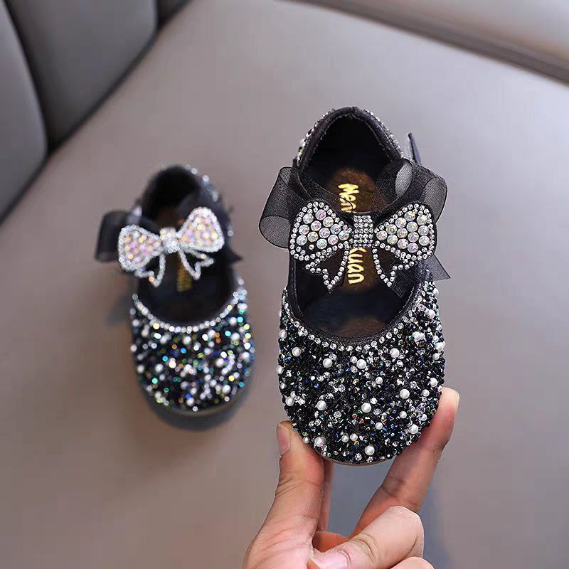 Girls Pearl Decor Princess Sandals