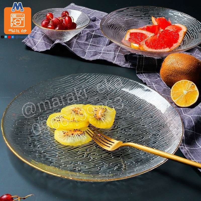 የብርጭቆ መመገቢያ ሰሃን