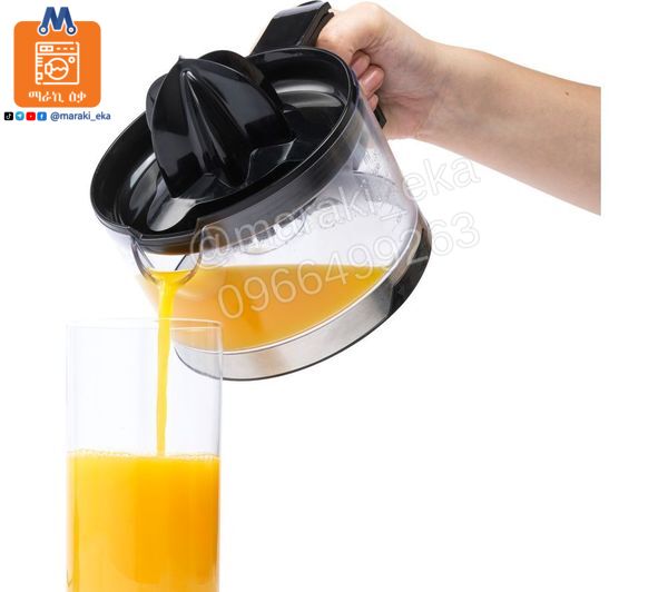 የብርቱካን እና የሎሚ ጭማቂ መጭመቂያ