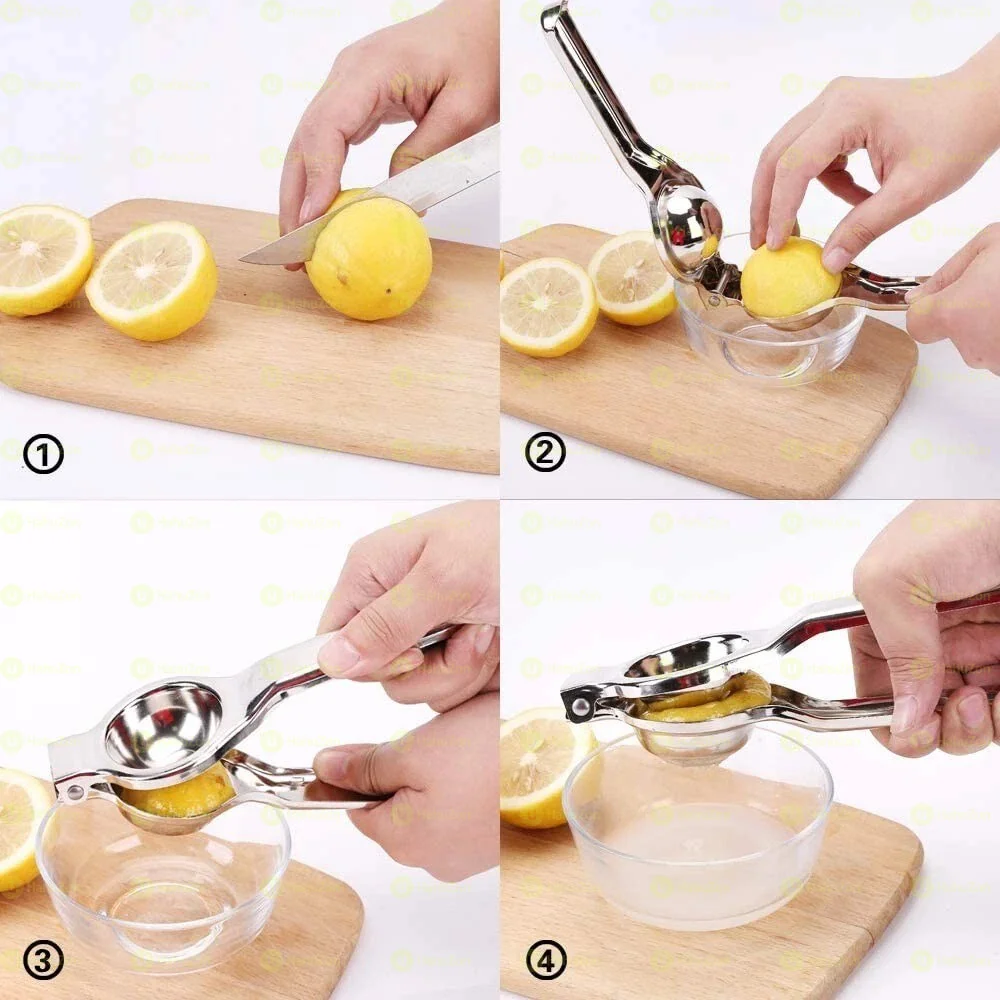 Stainless Steel Lemon Orange Lime Squeezer Juicer