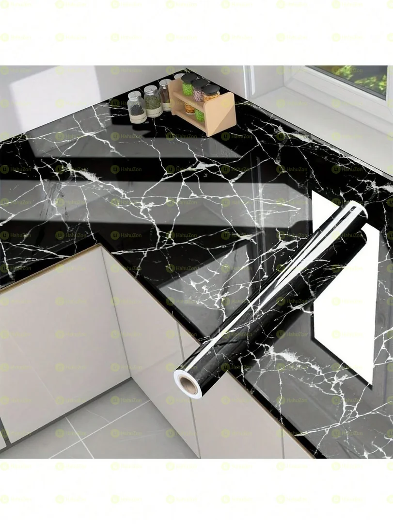 Kitchen Decorative Marble Contact Paper