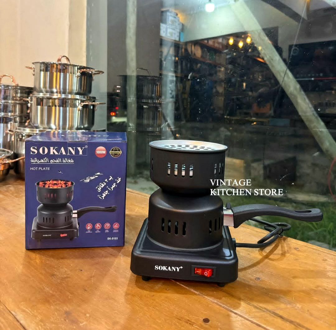 በኤሌክትሪክ የሚሰራ ከሰል ለማያያዝ የሚሆን እቃ