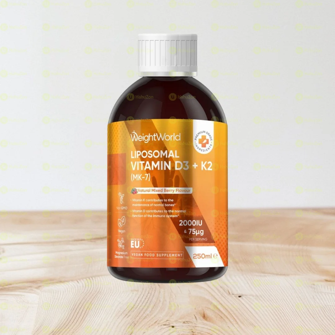 Liposomal Vitamin D3 + K2 Liquid 2000