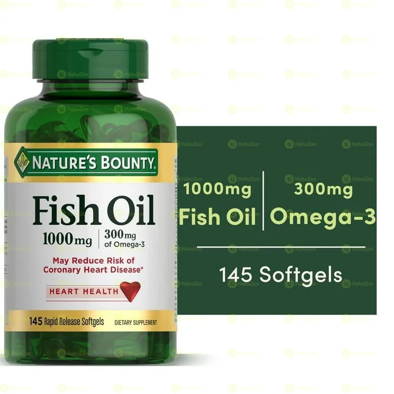 Nature's Bounty Fish Oil With Omega 3 Softgels
