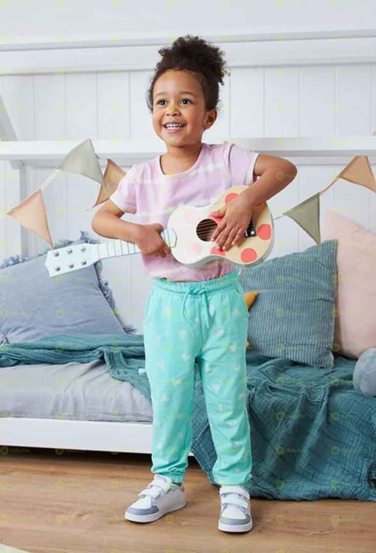 Tchibo Kids Girl Heart Print Pants