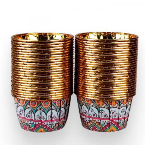 50 Pcs Colorful Cupcake Lining