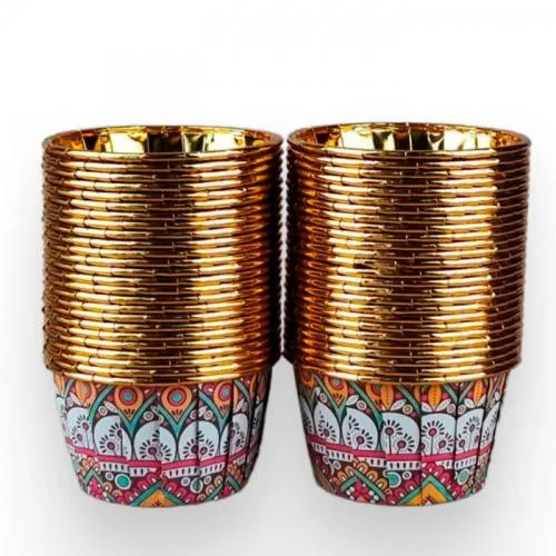 50 Pcs Colorful Cupcake Lining