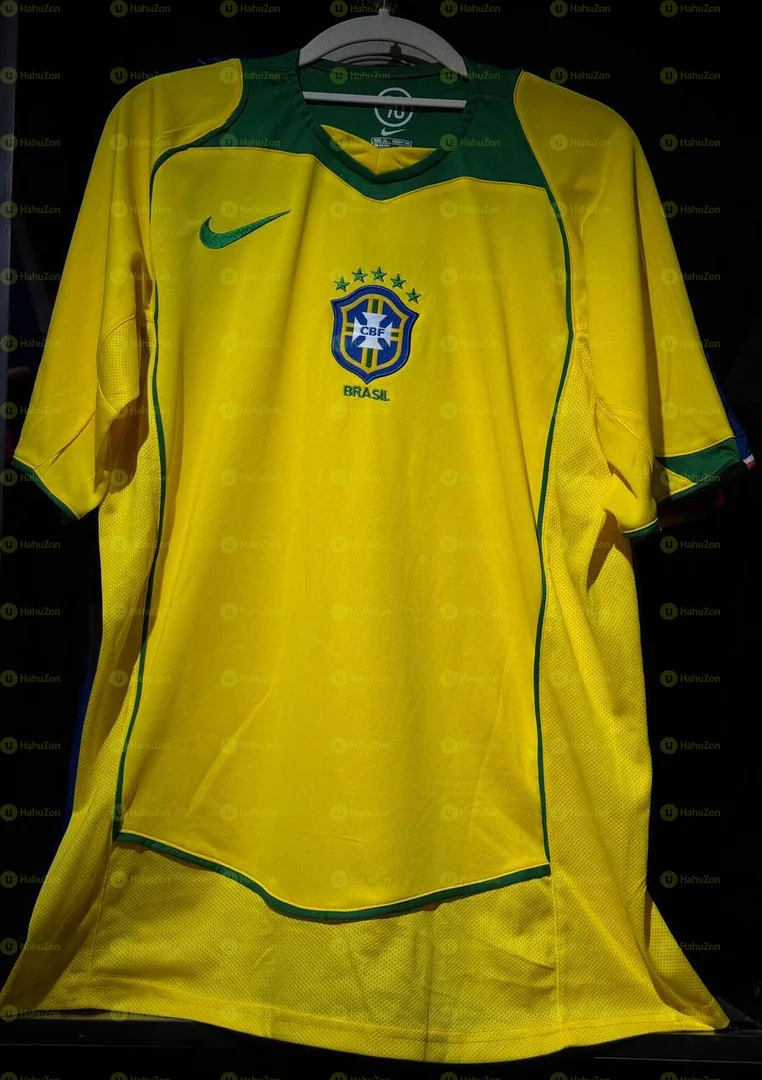 Brazil 1998 & 2004 Home Retro Jersey